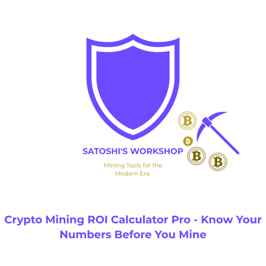 Crypto Mining ROI Calculator Pro - Know Your Numbers Before You Mine