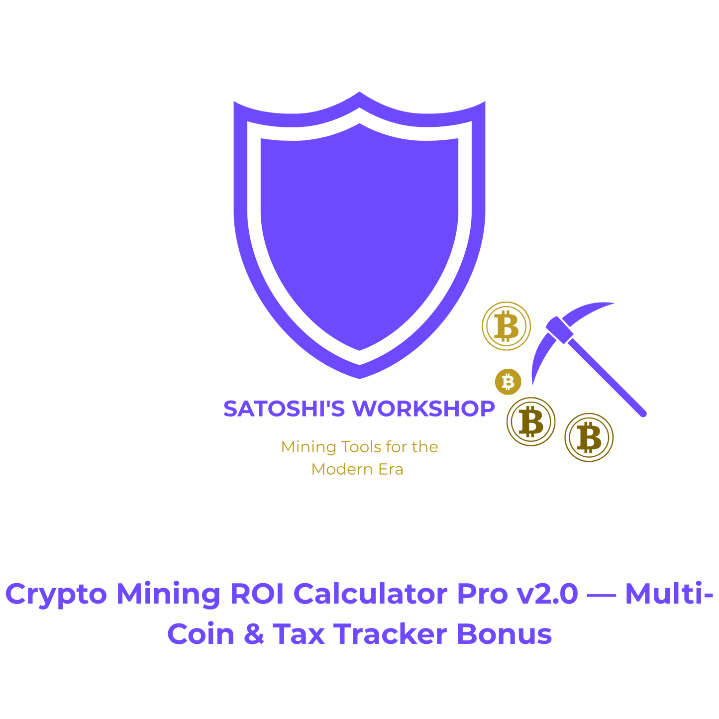 Crypto Mining ROI Calculator Pro v2.0 — Multi-Coin & Tax Tracker
